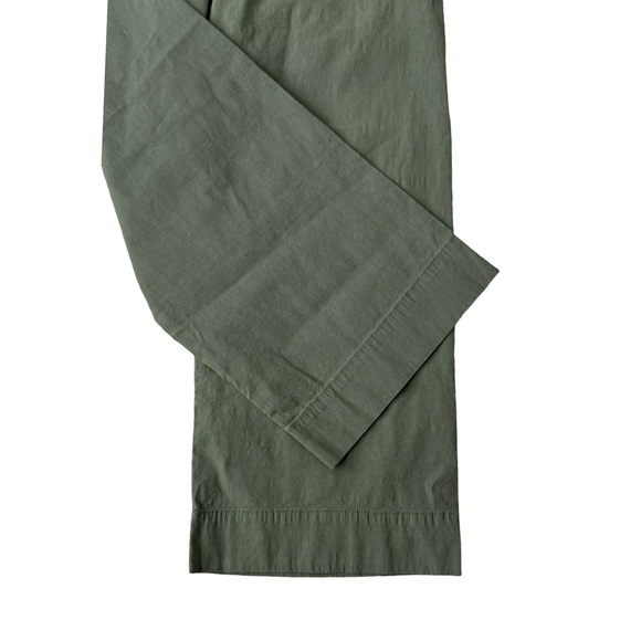 Anthropologie MAEVE The Colette Green Wide Leg Cropped Hi Rise Pants - Picture 4 of 10